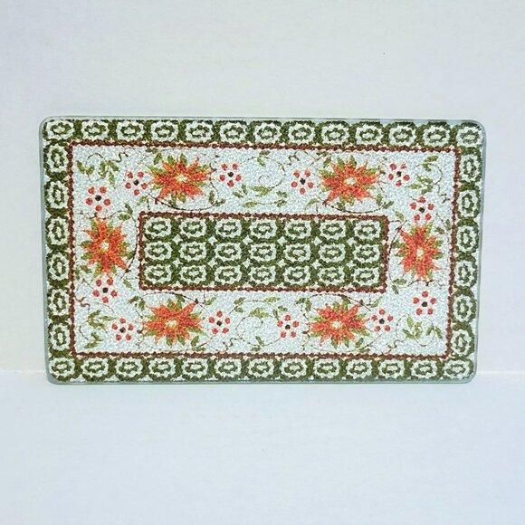 Temp-tations Ovenware by Tara Old World Green 1.5 qt Loaf Pan Trivet Lid Rack - Picture 10 of 13